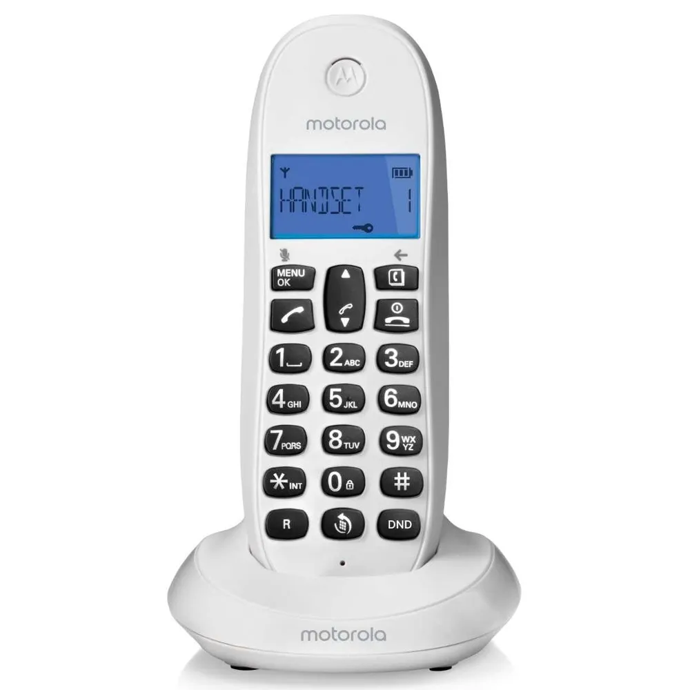 Радиотелефон DECTMOTOROLA C1001CB+ (цвет белый)